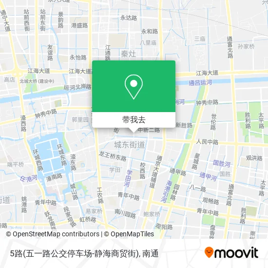 5路(五一路公交停车场-静海商贸街)地图