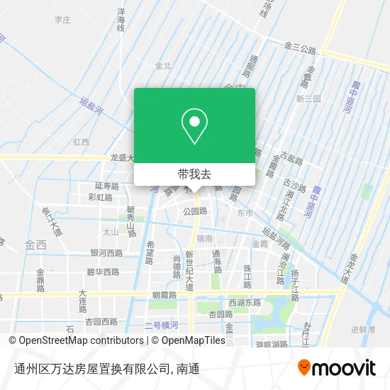 通州区万达房屋置换有限公司地图