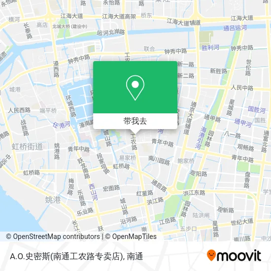 A.O.史密斯(南通工农路专卖店)地图