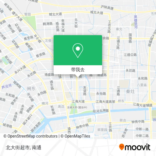 北大街超市地图