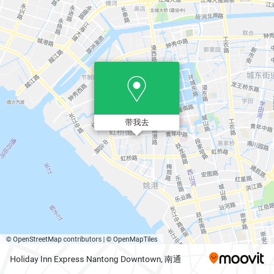 Holiday Inn Express Nantong Downtown地图