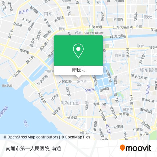 南通市第一人民医院地图