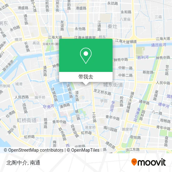 北阁中介地图
