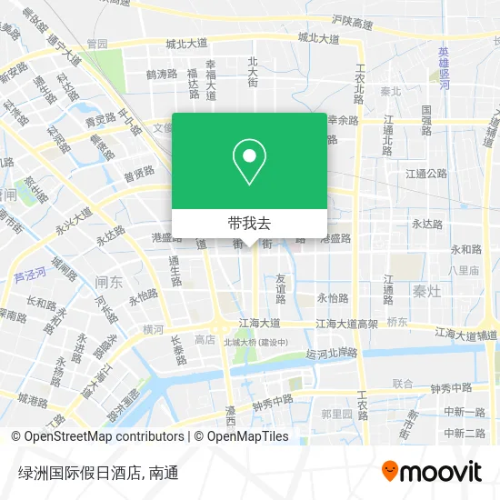 绿洲国际假日酒店地图