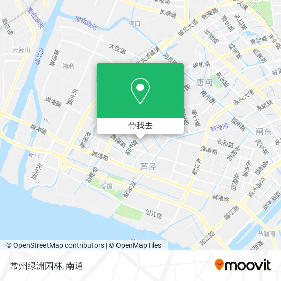 常州绿洲园林地图