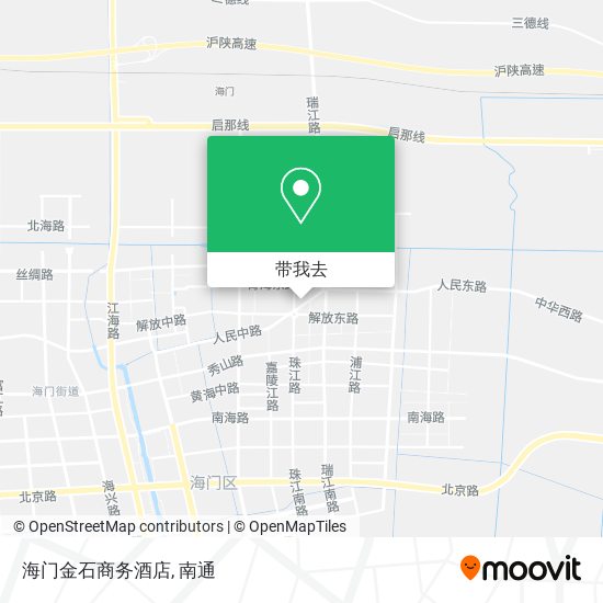 海门金石商务酒店地图