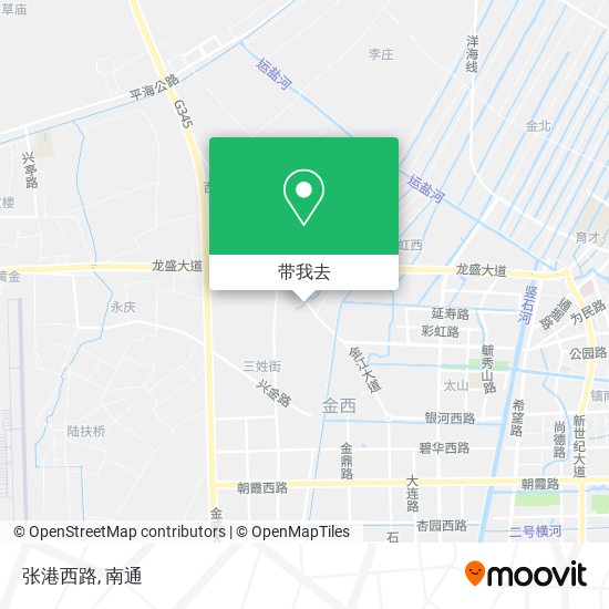 张港西路地图