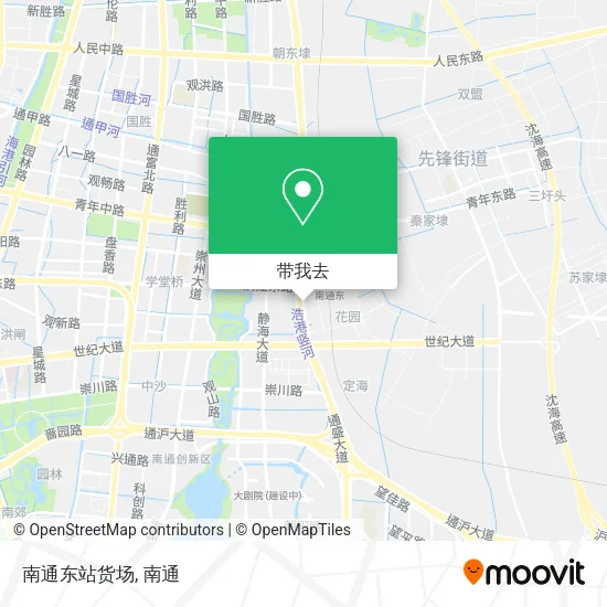 南通东站货场地图