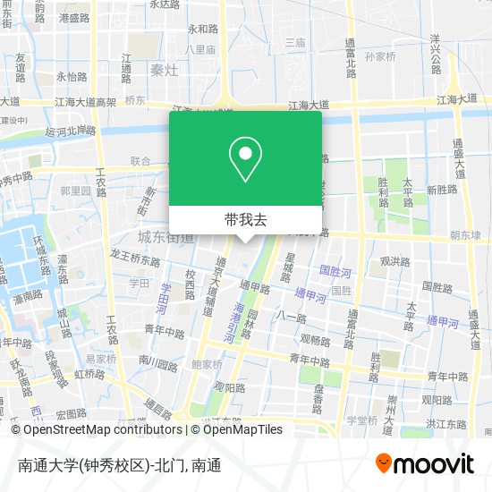 南通大学(钟秀校区)-北门地图