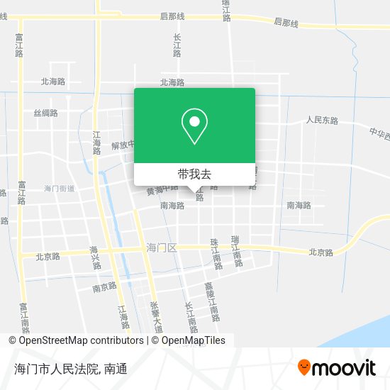 海门市人民法院地图