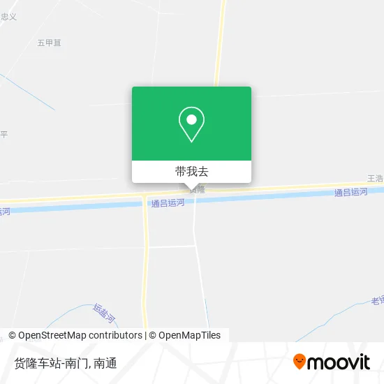 货隆车站-南门地图