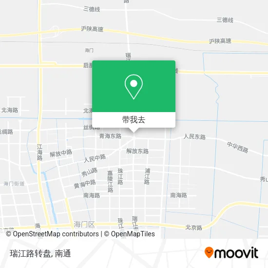 瑞江路转盘地图