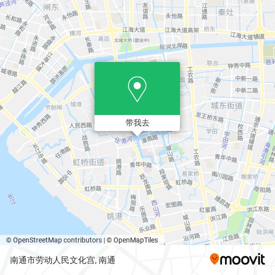 南通市劳动人民文化宫地图