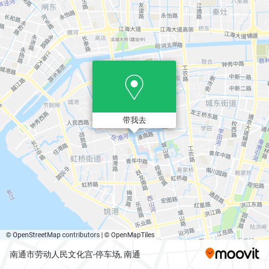 南通市劳动人民文化宫-停车场地图