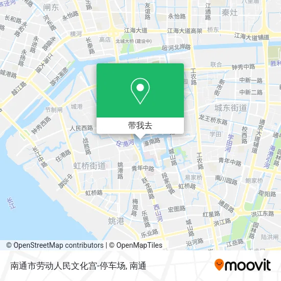 南通市劳动人民文化宫-停车场地图