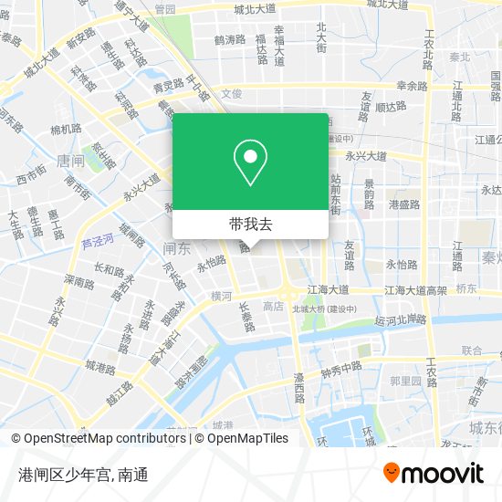港闸区少年宫地图
