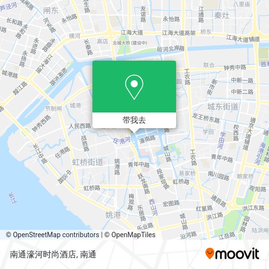 南通濠河时尚酒店地图