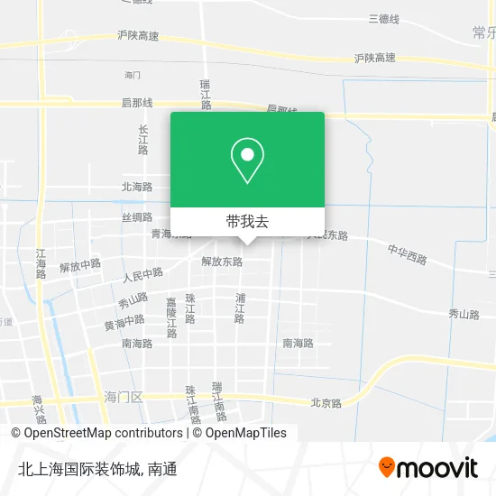 北上海国际装饰城地图