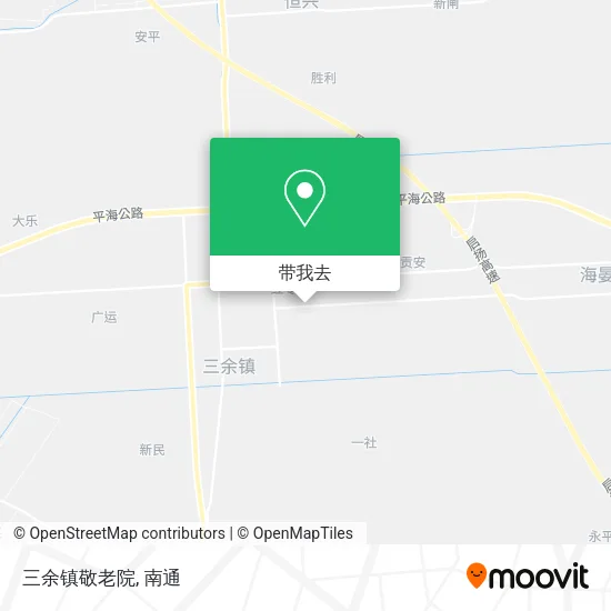 三余镇敬老院地图