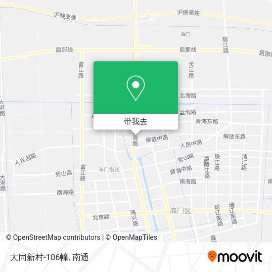 大同新村-106幢地图