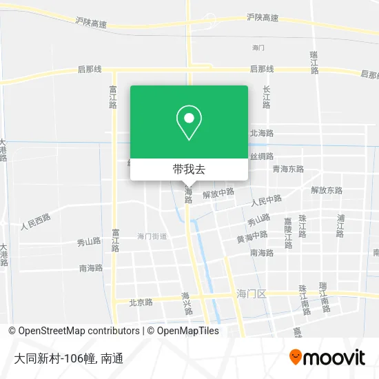 大同新村-106幢地图