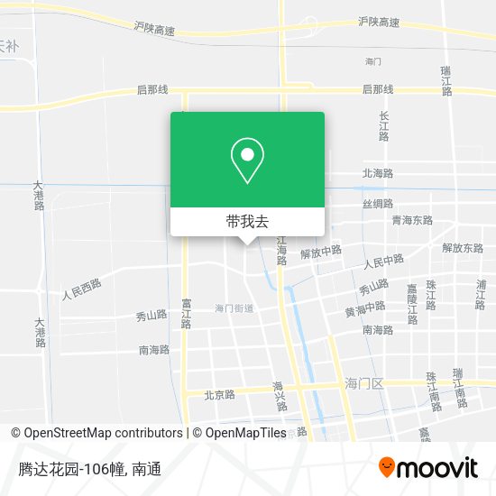 腾达花园-106幢地图