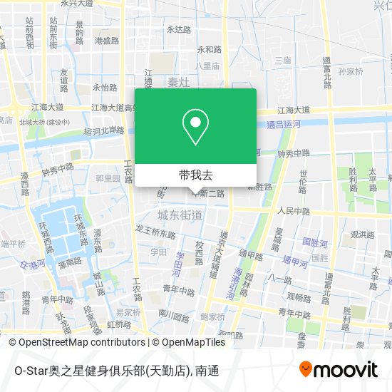 O-Star奥之星健身俱乐部(天勤店)地图