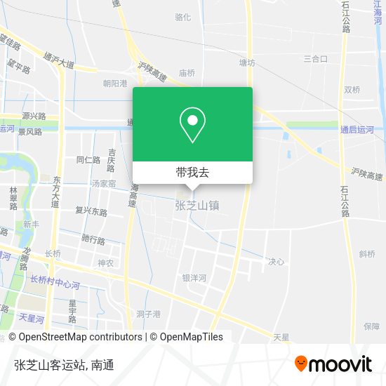 张芝山客运站地图
