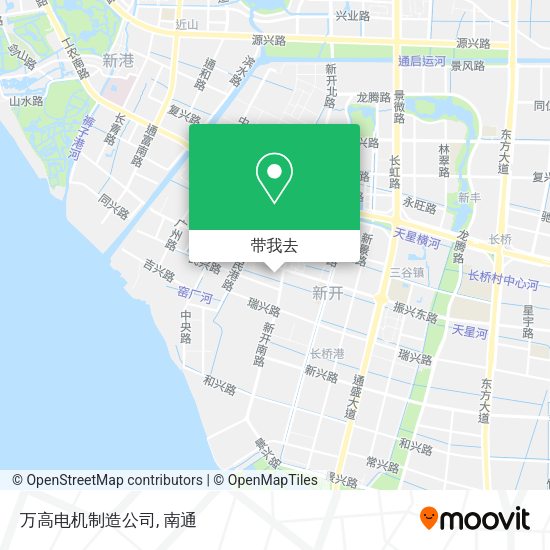 万高电机制造公司地图