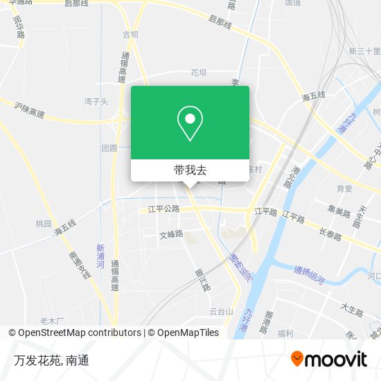 万发花苑地图