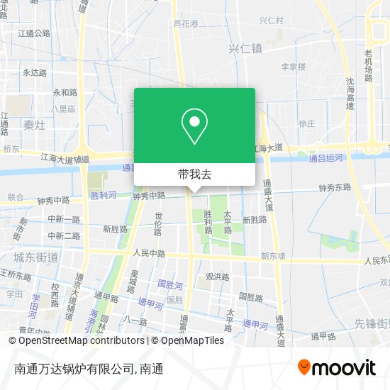 南通万达锅炉有限公司地图