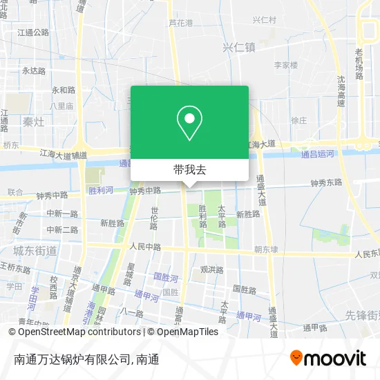 南通万达锅炉有限公司地图