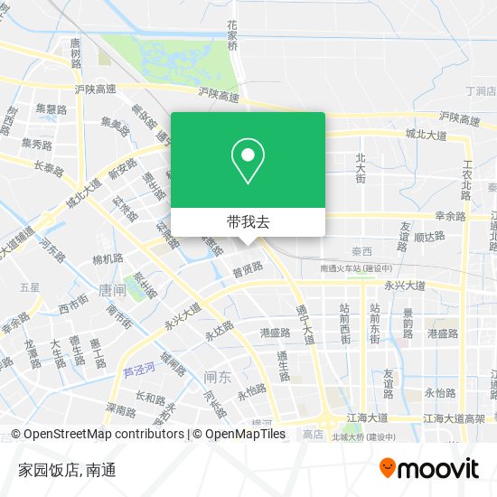 家园饭店地图