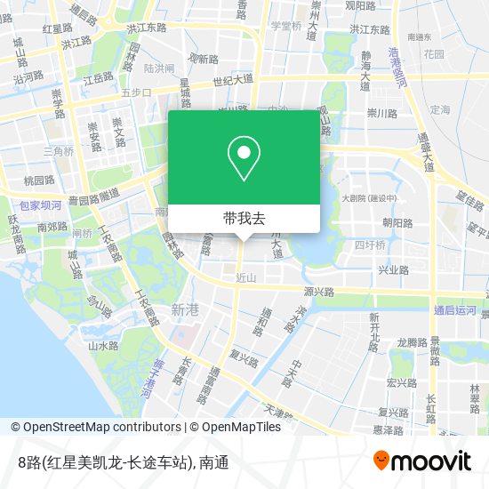 8路(红星美凯龙-长途车站)地图