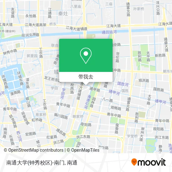 南通大学(钟秀校区)-南门地图