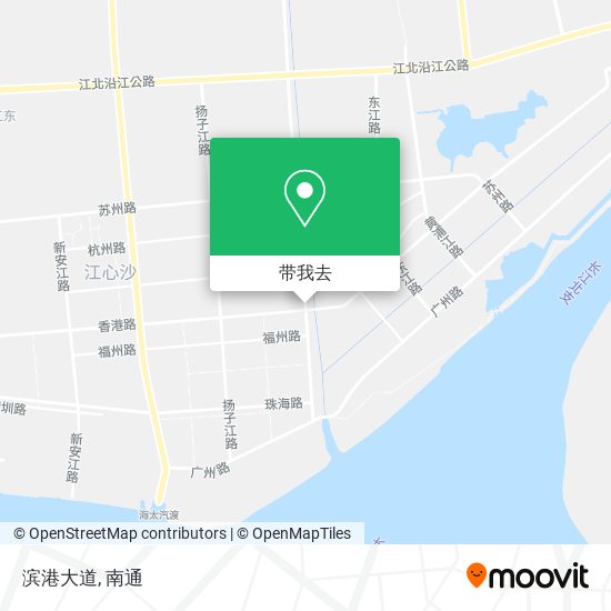 滨港大道地图