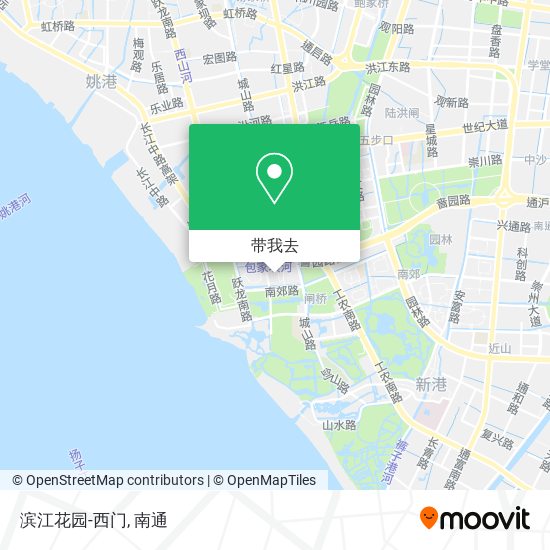 滨江花园-西门地图