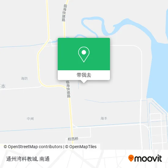 通州湾科教城地图