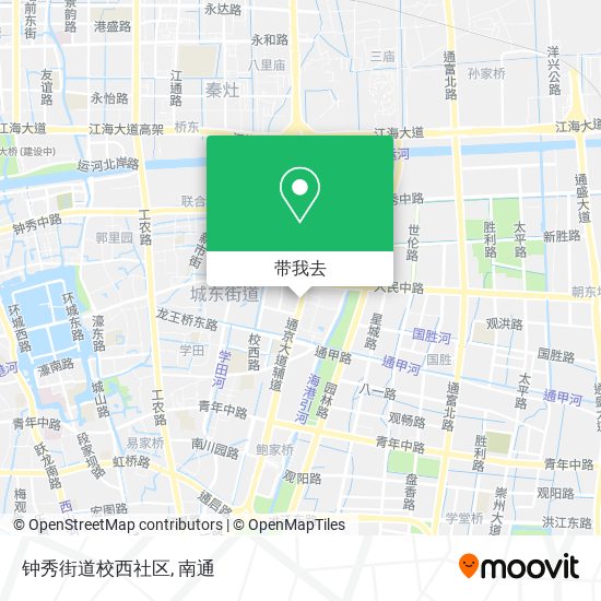 钟秀街道校西社区地图