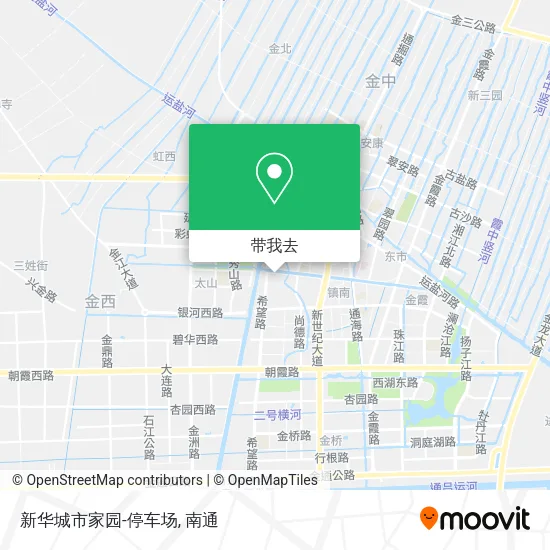 新华城市家园-停车场地图