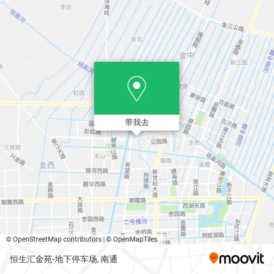 恒生汇金苑-地下停车场地图