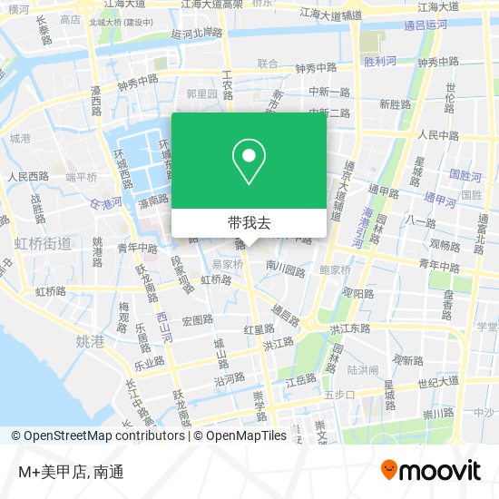 M+美甲店地图