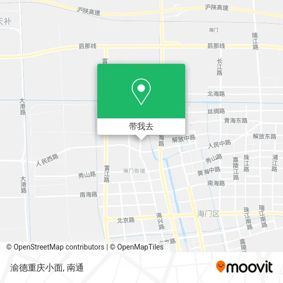 渝德重庆小面地图