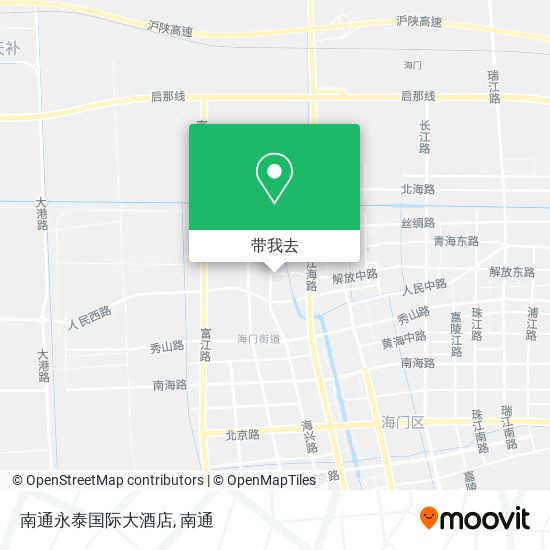 南通永泰国际大酒店地图