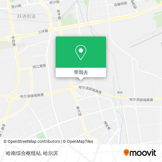 哈南综合枢纽站地图