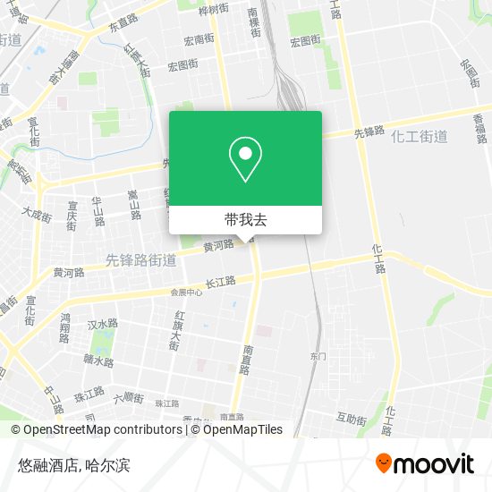 悠融酒店地图