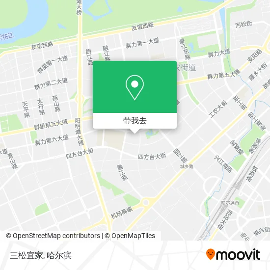 三松宜家地图