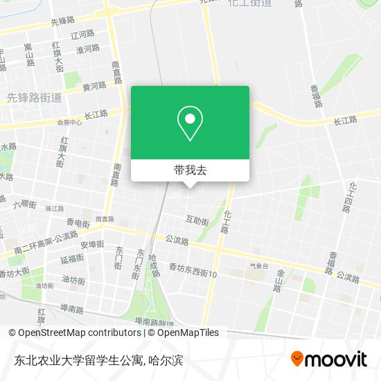东北农业大学留学生公寓地图