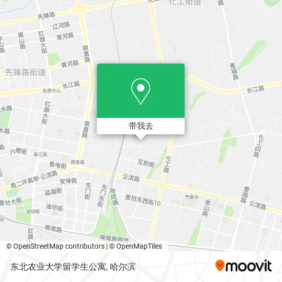 东北农业大学留学生公寓地图