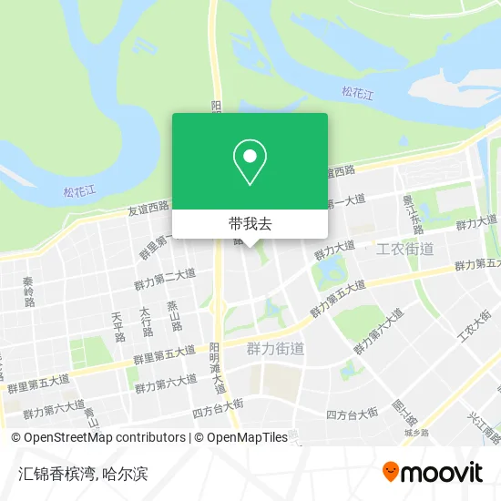 汇锦香槟湾地图
